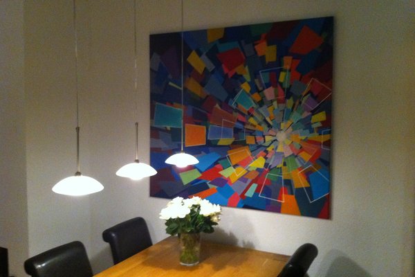 Oil-painting 'Quantum Kaleidoscope', 2012