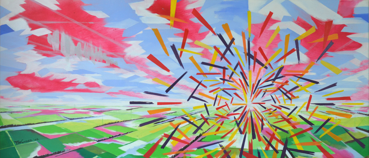 Quantum Phenomenon oil-painting by Tim Coster