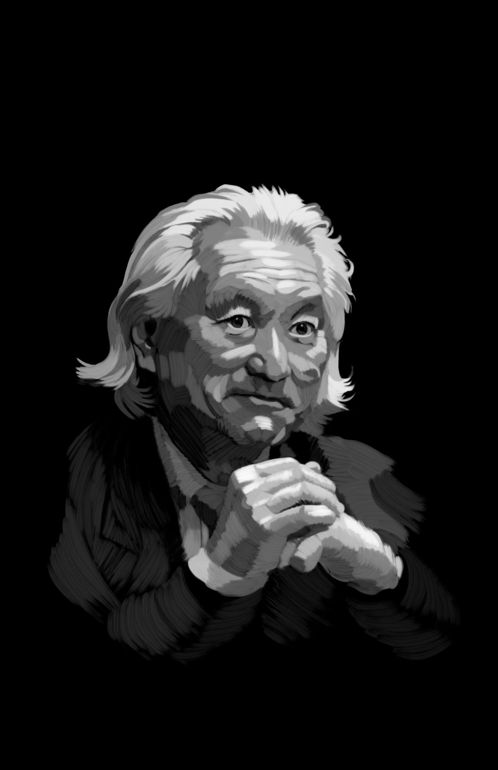 Digital Portrait ‘Dr. Michio Kaku’ 2015