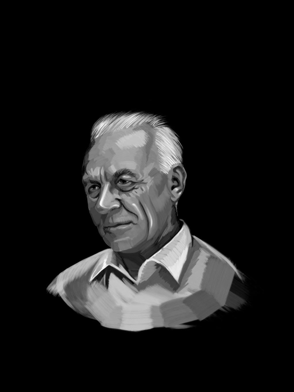 Digital Portrait “GreatGrandDeath”, 2015