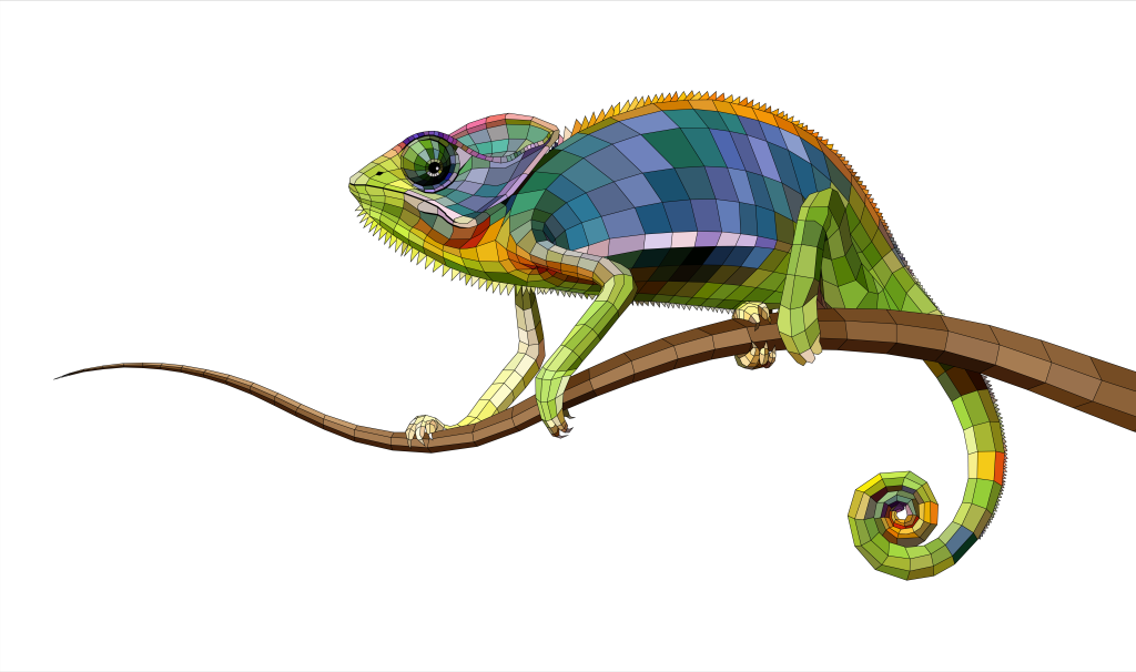Digital Drawing “The Chameleon”