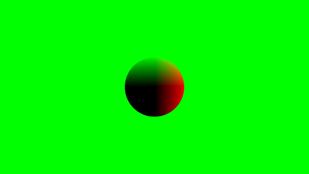 Ray marching shader distance field + normals example image