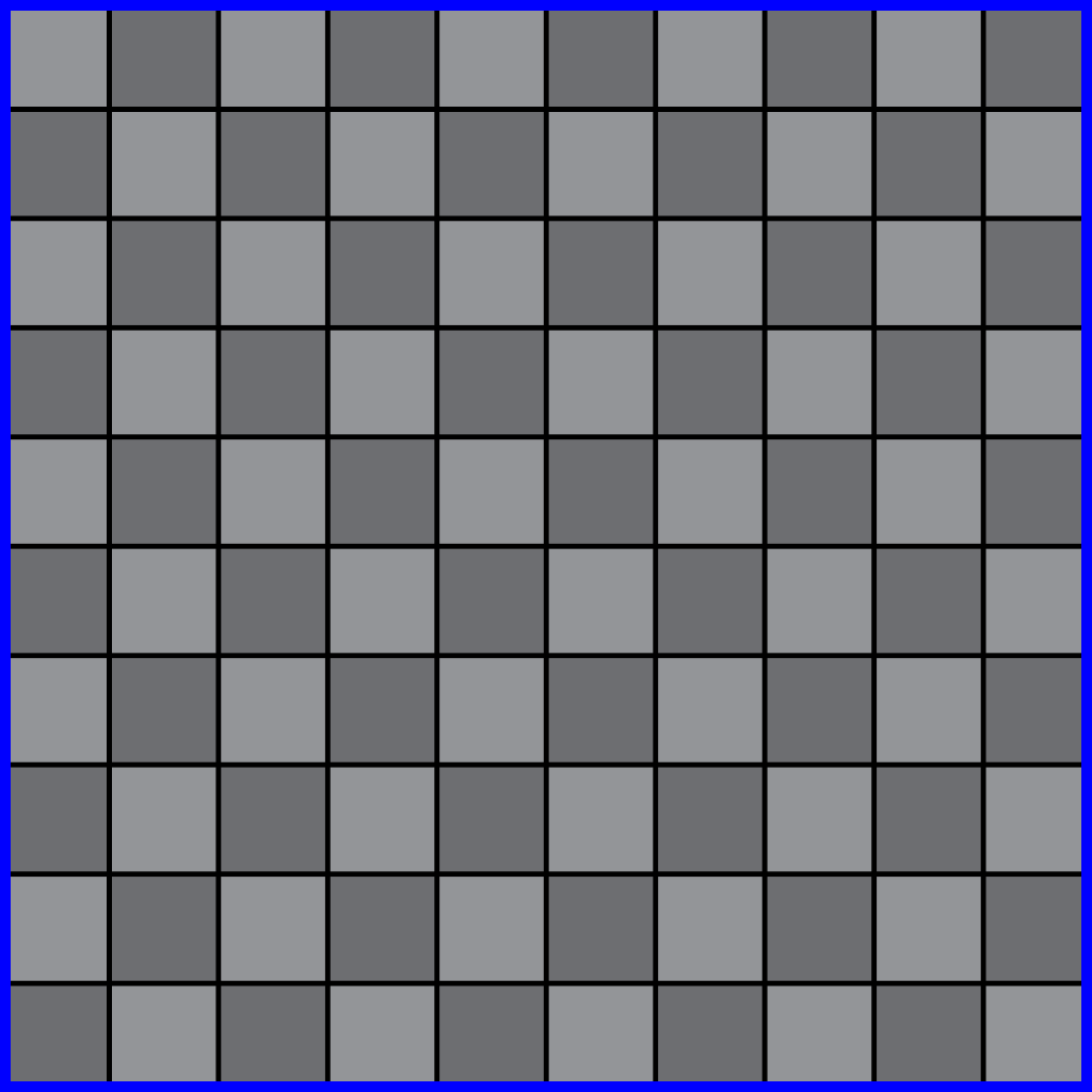 10x10 checkerboard pattern grid texture for use as a placeholder floor texture.