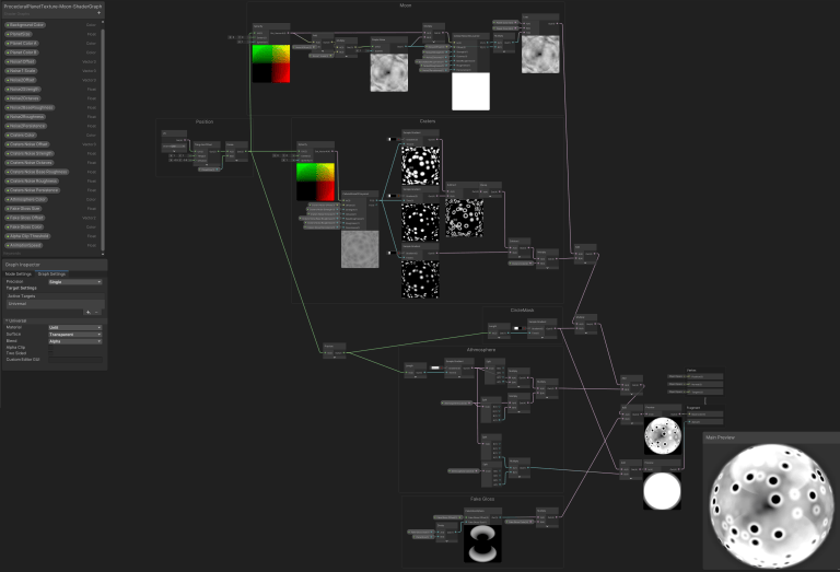 Unity Procedural Moon 2D Shader Graph – CosterGraphics