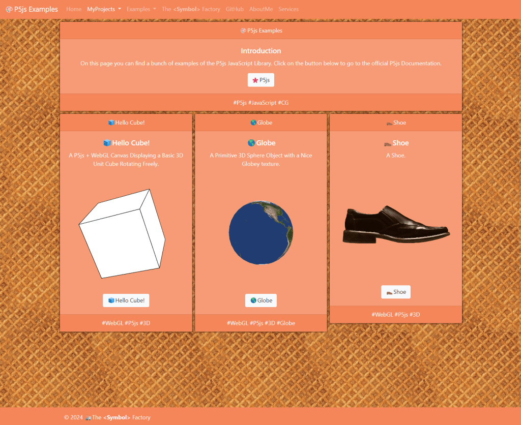 MyPortfolio Example Website